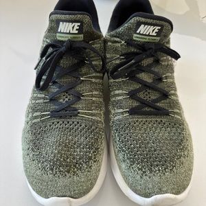 Nike LunarEpic Flyknit 2 Electro Green Black-Medium Blue Men's 10.5